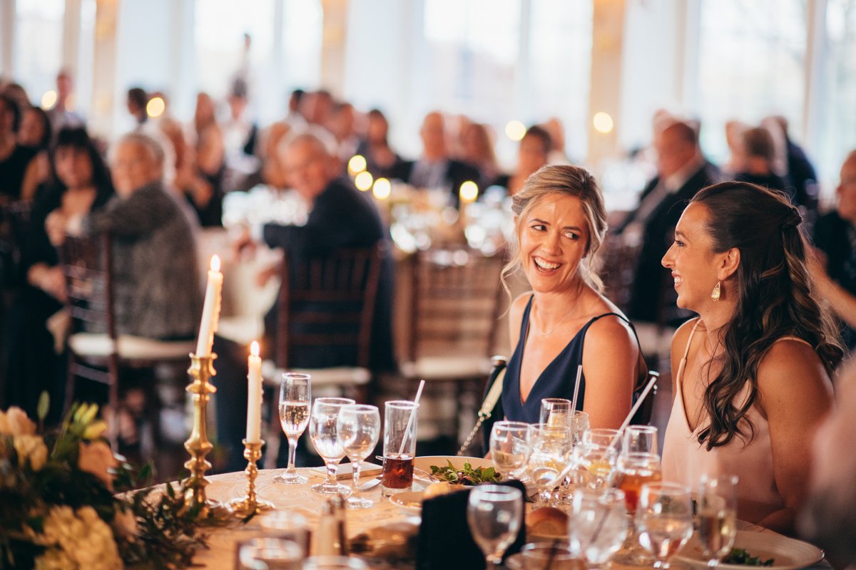 Two wedding guests smile at each other.

New York Wedding Photography. Long Island Wedding Photography. Luxury Local Wedding Photographer. Destination Wedding Photographer.